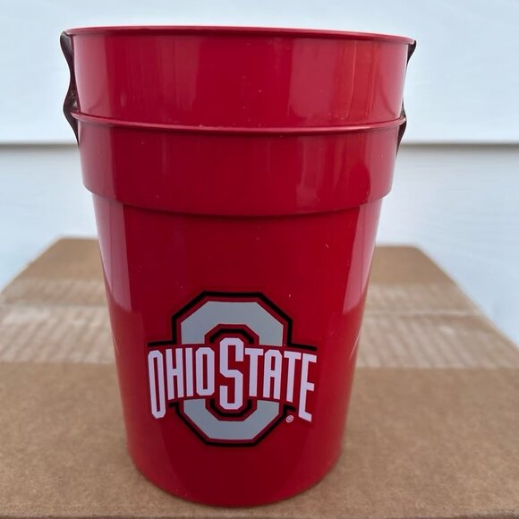 OHIO STATE BUCKEYES 3 Sets of Tumbler Party -Tailgate Cups "VALUE SALE" 25oz - Picture 2 of 5